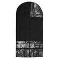 thumbnail image 2 of Unique Bargains 1 Pcs Dustproof Zipper Garment Bag Black 39.37 in, 2 of 6