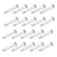 thumbnail image 5 of Uxcell Single Hole Clevis Pins - 5mm x 30mm Flat Head 304 Stainless Steel Link Hinge Pin 20 Pcs, 5 of 5