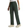 thumbnail image 4 of biudgviw Womens Cargo Pants Lightweight Waterproof Quick Dry Outdoor Sweatpants Drawstring Elastic Waist Hiking Pants with Zipper Pockets, 4 of 6