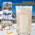 thumbnail image 4 of Angooni Upgraded 19" x 35" Backflow Cover (5℉) - Industrial 600D Outdoor Winter, Freeze-Proof Backflow Preventer Cover, Beige, 4 of 6