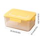 thumbnail image 3 of Recipiente portátil para almacenar alimentos con tapa hermética para picnics al aire libre.Fiambrera refrigerada para congelar carne e ingredientes.Caja de plástico transparente apta para, 3 of 6