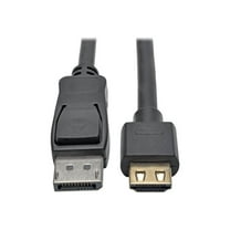 Tripp Lite 6' 4K DisplayPort 1.2 to HDMI Active Adapter Cable, TAA Compliant, Black