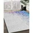 thumbnail image 2 of Ahgly Company Indoor Square Patterned Water Blue Area Rugs, 3' Square, 2 of 6