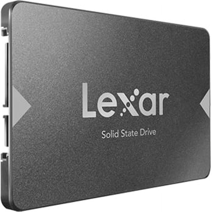 Lexar NS100 240 GB Solid State Drive, 2.5" Internal, SATA (SATA/600), Gray