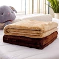 thumbnail image 6 of Kasentex Solid Polyester/Rayon Throw, 60" X 50", Beige, 6 of 7