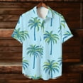 thumbnail image 4 of Awdenio Hawaiian Shirt for Men Beach Vacation Summer Short Sleeve Button Down Mens Shirts Casual Stylish, 4 of 9