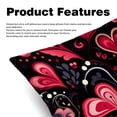 thumbnail image 2 of LOVE Set with Unique CoversPatterns - 2 Pack Decorative Pillows for Bed - Includes Pillow Inserts - Available in 16x16, 18x18, 20x20 Inches for Any Occasion, 2 of 6