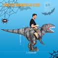 thumbnail image 3 of MAGOTAN Halloween Inflatable Dinosaur Costume Adult,Blow Up T Rex Suit Men Women, Halloween Adults Funny Blow Up Lightweight & Flexible for Cosplay, Parades, 3 of 7