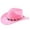 Light Pink, variant on Western Style Cowboy Hat for Outdoor Adventure and Travel with Rolled Brim for Country Everyday Wear Classic Western Keep Your Fashion Ahead