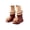 Brick Red, variant on Kids Rainboots Toddler Rubber Rain Cartoon Rain Shoes Outdoor Non Drawstring Water Shoes for Boys Girls(Coffee/10.5-11 Little Child)