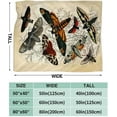 thumbnail image 5 of Moth Insect Blanket Moth Gifts for Women Women men Men Users Adults Soft Flannel Fleece Blanket for Couch Sofa ​Bed Home Decor 40"x50", 5 of 8