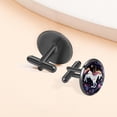 thumbnail image 6 of Unicorn Mens Stainless Steel Cufflink Set for Dress Shirts - Formal Events and Business Meetings, 6 of 6
