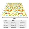 thumbnail image 3 of Zufioo Cartoon Snake8 Fleece Blanket Queen Size,Plush Bed Blanket,Ultra Soft Throw Blanket,Plush Fuzzy Cozy Blanket Perfect for Bed,Couch-40"x30", 3 of 7