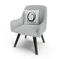 thumbnail image 3 of Gray Striped Ornate Letter Script Q By Abc 16 X 16 Decorative Throw Pillow, 3 of 5