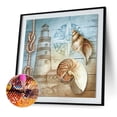 thumbnail image 2 of Cuadros Decorativos Taladro redondo completo Diamante Pintura Playa Mosaico Rhinestone Dibujo (D341) Sywqhk Nuevos Originales, 2 of 9