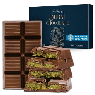 Eastanbul Premium Dubai Chocolate Bar Pistachio, Viral Candy, Knafeh, 7oz