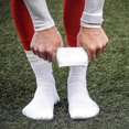 thumbnail image 2 of Correas para espinilleras de fútbol, bandas de silicona para piernas, correas fijas para espinilleras antideslizantes, protección de tobillo para patear balones de fútbol, 2 of 5