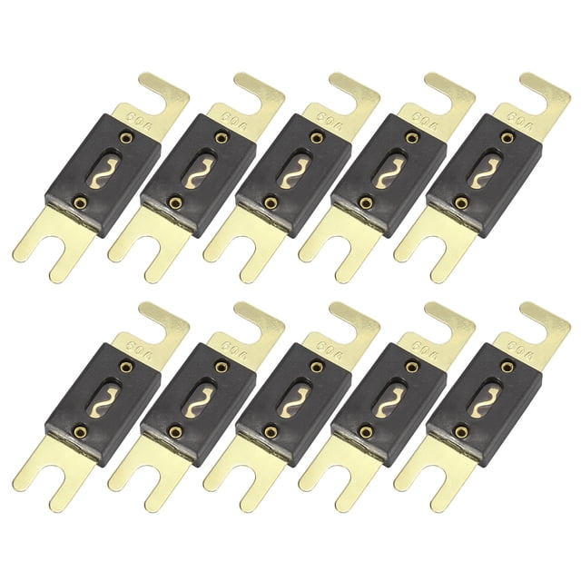 10 Piezas 60A ANL Fusibles para Coche Camión Motocicleta Barco Audio CD