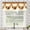 Color 1, variant on Rod Pocket Polyester kitchen Curtain Valances for Windows With Autumn Leaves Design For Indoor Living Room Bedroom Kitchen Decoration 54x18 inch