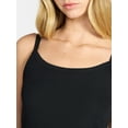 thumbnail image 3 of No Boundaries Ribbed Cami Top, 1 or 5-Pack, Women's, 3 of 5