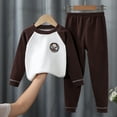 thumbnail image 2 of QingYiHua Toddler Boys' Girls' thermal Underwear Sets Kids Long Sleeve Tops and Pants Sets Base Layer for Boys Girls Kids Fall Winter Outfit Sets Sale or Clearance, 2 of 3