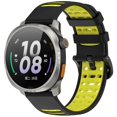 thumbnail image 1 of 22mm Smart Sports Watch Two-Color Silicone Replacement Strap, Breathable, Lightweight, Sweat & Water Resistant, Versatile for Various Occasions, 1 of 5