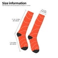 thumbnail image 2 of Fotbe Salmon Fish Meat Calcetas Divertidas Estampadas para Hombre y Mujer, Calcetas de Algodón hasta la Rodilla para Caminar, Correr, Enfermería y Embarazo, 2 of 6