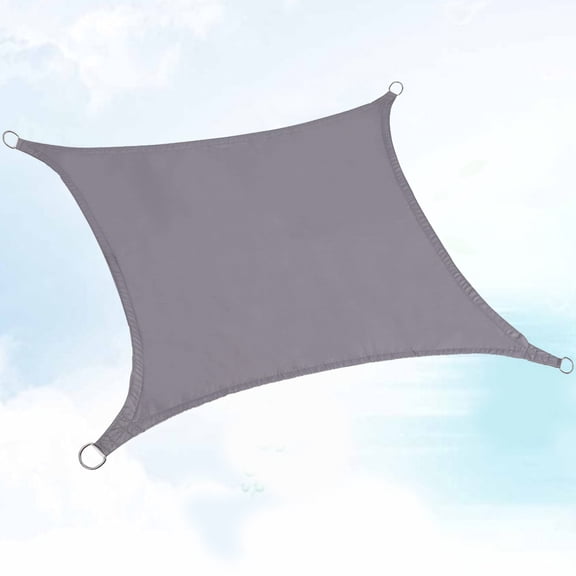 KAKOWELY Grey Quadrilateral Canopy for Patio and Garden Uv Protection