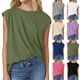 thumbnail image 1 of Sudaderas de otoño,Camiseta de verano para mujer, informal, de manga corta, con cuello redondo, estampada, ligera y suave, corte holgado para uso diario, sopatenor, 1 of 9