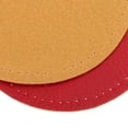 thumbnail image 3 of 2x SEW-ON OVAL SEW Leather ELBOW/KNEE PATCHES repair CRAFT SEWING APPLIQUES , Red, 3 of 7