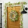 thumbnail image 3 of Northlight Allium and Lavender Spring Wreath - 28" - Pink, 3 of 6