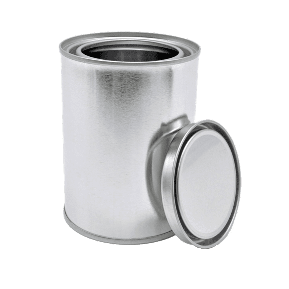 Empty Metal Paint Cans