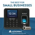 thumbnail image 3 of Acroprint BioTouch Self-Contained Automatic Biometric Fingerprint/Proximity Time Clock (No Monthly Fee), 3 of 7