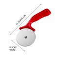 thumbnail image 4 of FHBVT Stainless Steel Pizza Wheel Knife Circular Pizza Cutter Ergonomic Handle for Easy Cutting Food-Grade Blade with Protective Cover Ideal for Home Baking Pizza Making and Parties, 4 of 5
