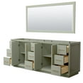 thumbnail image 6 of Wyndham Collection Wcf414184d-Cxsxx-M70 Strada 83" Double Free Standing Vanity Cabinet -, 6 of 7
