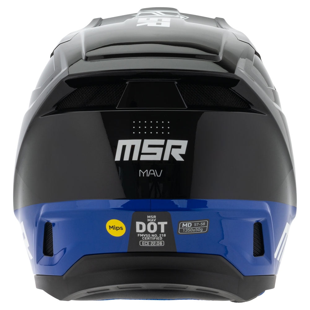 MSR™ Mav Sensor Dirt Bike Motocross Helmet w/ MIPS X-Large Black/Blue