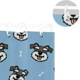 thumbnail image 5 of FREEAMG Cute Cartoon Puppy Shower Curtain Waterproof Fabric Shower Curtains for Bathroom Decoration Curtain with 12 Hooks 60x72 Inch, 5 of 6