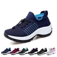 thumbnail image 1 of Zapatos ComfortWear Orthowear para mujer y hombre, color azul oscuro, talla 13, 1 of 6