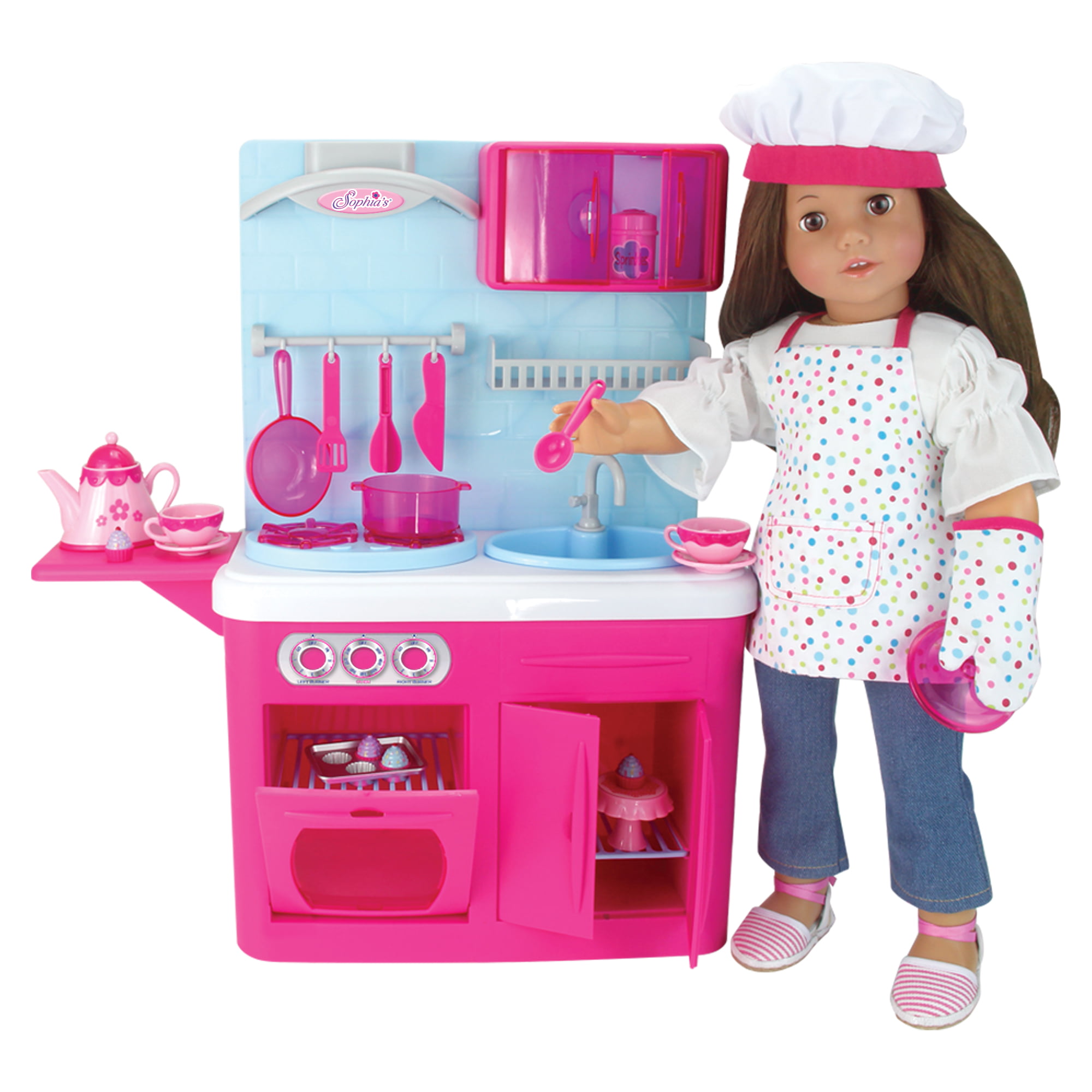 Sophia’s Pretend Baking Accessories 26 Piece Set for 18 Dolls