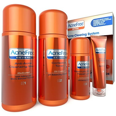 Severe Acne Clearing System for Visible Results in Just Days 4 Pcs