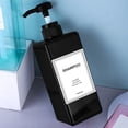 thumbnail image 3 of Modern Shampoo and Conditioner Dispenser (21 oz, Pack of 3) Refillable Pump Bottle Set Empty Shower Plastic Bottles with for Bathroom Body Wash Soap, 3 of 4