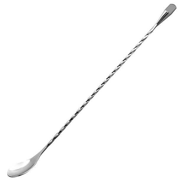 Bar Spoon,Stainless Steel Mixing Spoons, Spiral Pattern Bar Cocktail