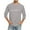Gray A, variant on Afuyipoi Men's Three-Quarter Sleeve Performance T-Shirt,Round Neck Athletic Moisture-Wicking Tees Wine 2XL
