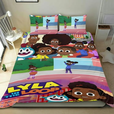 Lyla in the Loop[11]-Bed Duvet Cover Microfiber Bedding Sets 3D Printed Lightweight 3 Piece Comforter Sets, 1 Duvet Cover And 2 Pillow Shams for Kids Boys Girls