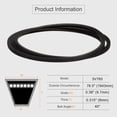 thumbnail image 2 of 2 Packs 3V765 Rubber V Belt 76.5" Length  x  0.38" Width  x  0.31" Thick, 2 of 6
