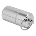 thumbnail image 4 of Keychain Tablet Storage Box, Fall Resistant Alloy Medicine Bottle Waterproof  For Outdoor For Capsules Silver, 4 of 8
