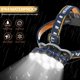 thumbnail image 3 of Linterna frontal, lámpara frontal LED, resistente al agua, linterna USB más brillante con luces rojas, faros extremadamente brillantes con 8 modos, 3 of 5