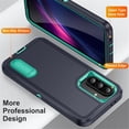 thumbnail image 3 of For Samsung Galaxy A27 5G Case, With Built in Kickstand, Shockproof/Dustproof/Drop Proof Heavy Duty Military-Grade Rugged Protective Cover,Green,For Galaxy A27 5G, 3 of 7