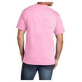 thumbnail image 2 of Mens Core Cotton Male T-Shirts Candy Pink L, 2 of 5
