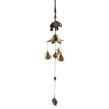 

BOOYOU Metal Wind Chime Pendant Lucky Cat Doorbell Hanging Ornament Windchime for Outdoor Garden Front Door Decoration Feng Shui Gift